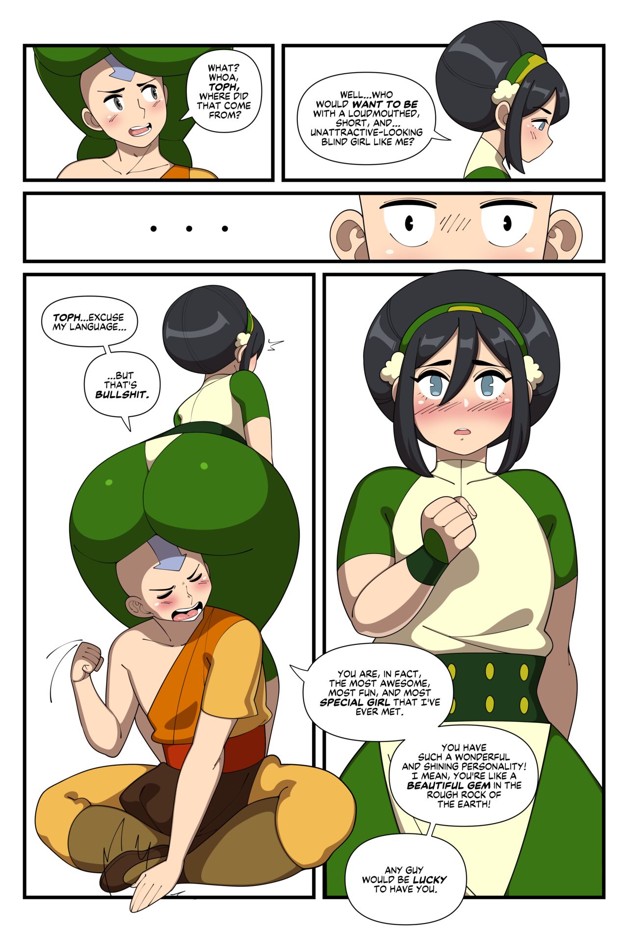 Aang x Toph page 4 full