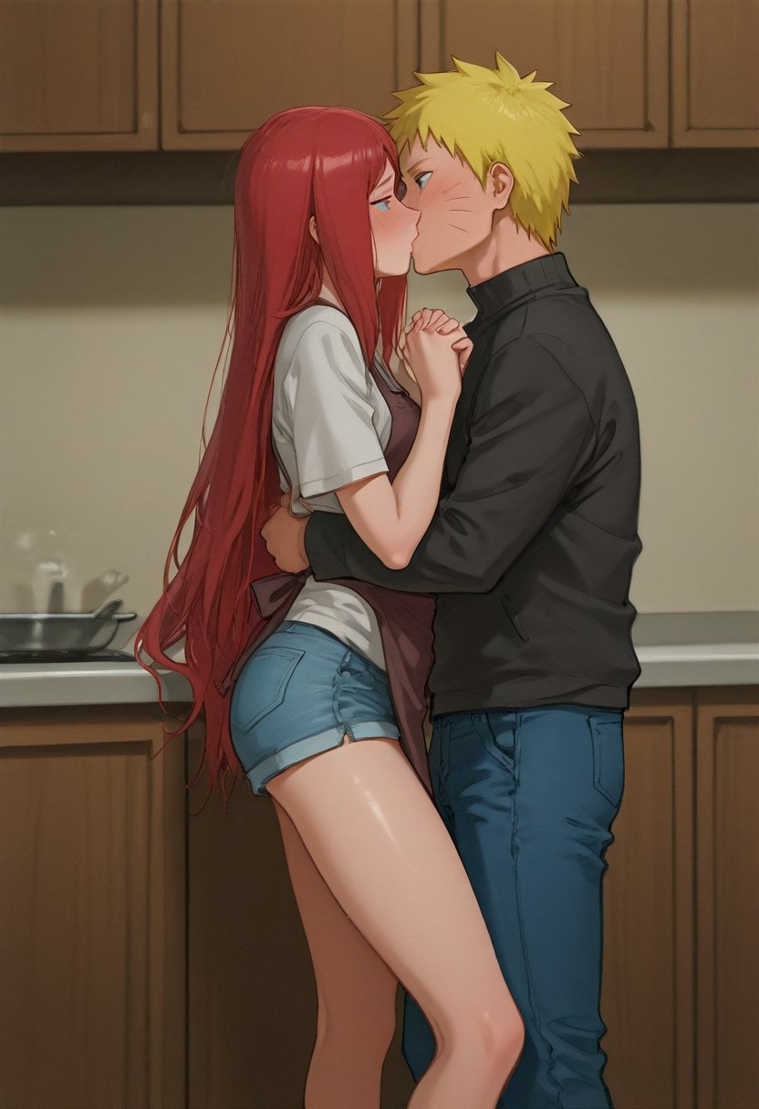 KITCHEN COUNTER POV – KUSHINA THIGH LIFT KISS page 9 full