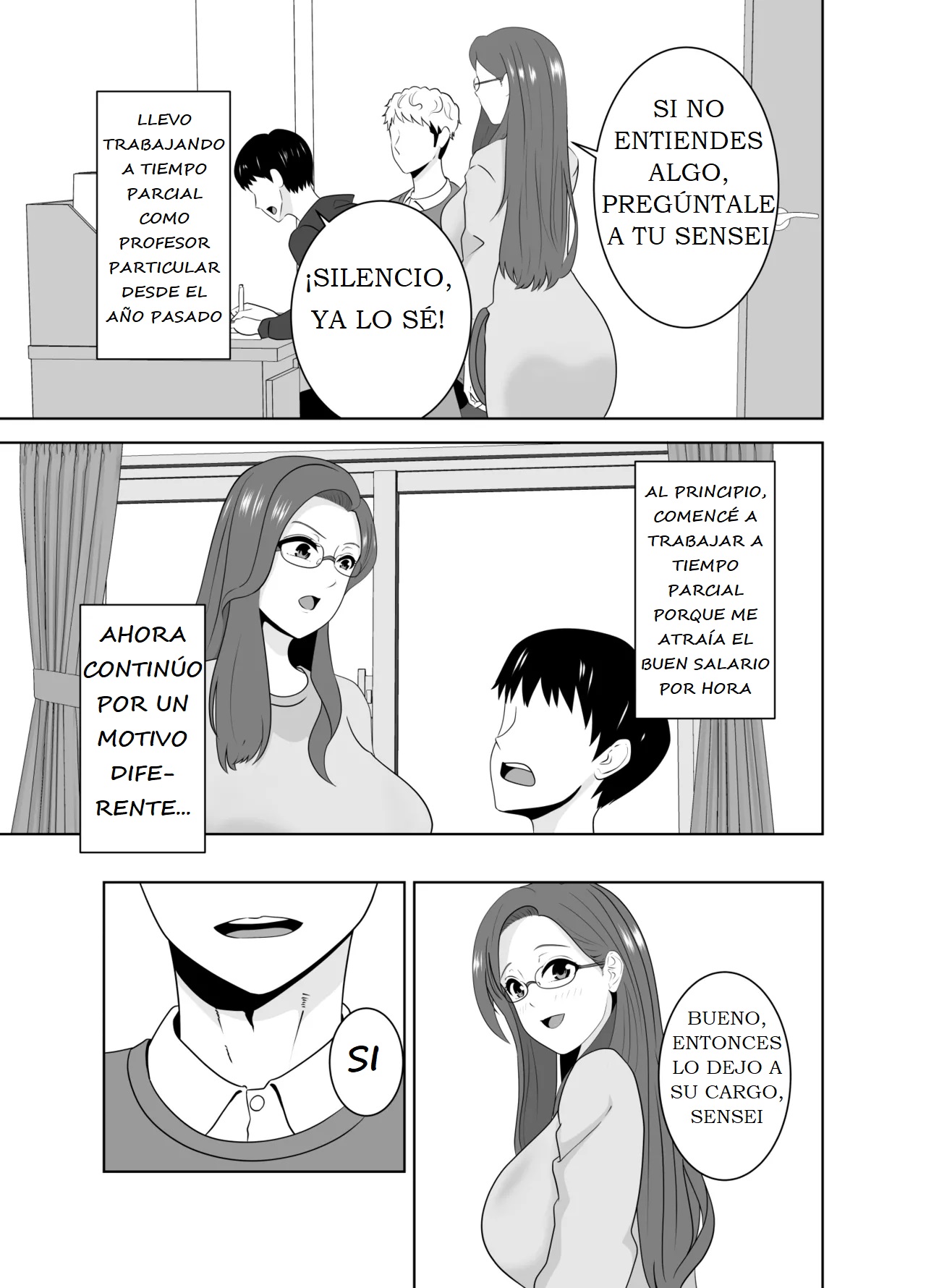 Katei Kyoushi no Dekachin ni Ochiru Haha - LA MADRE QUE SE ENAMORA DEL GRAN PENE DEL TUTOR page 5 full