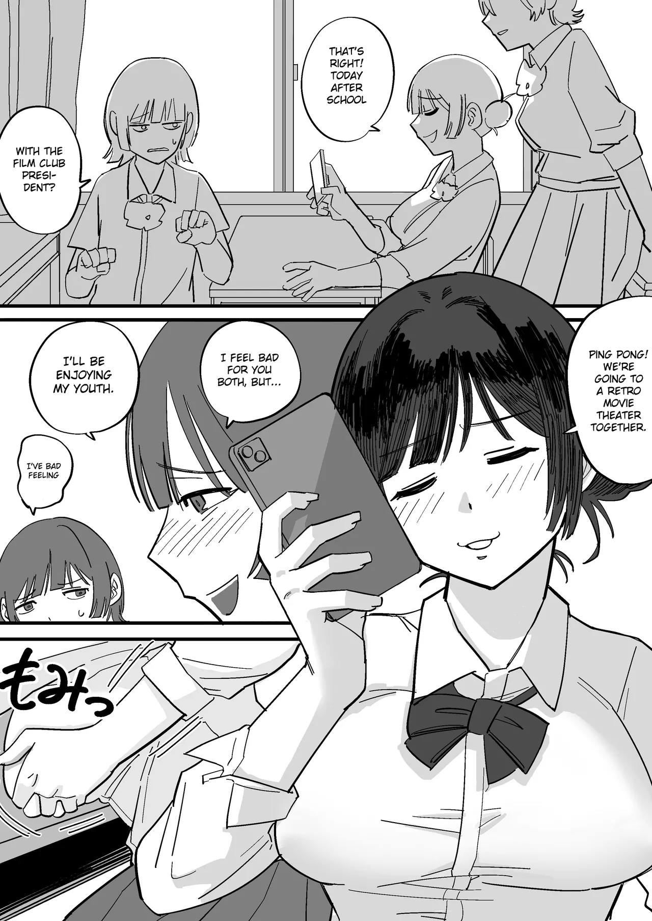 Akogare no Senpai to Tanoshii Eigakan Date no hazu ga... Shiranai Oji-san tachi ni Mawasareru page 6 full
