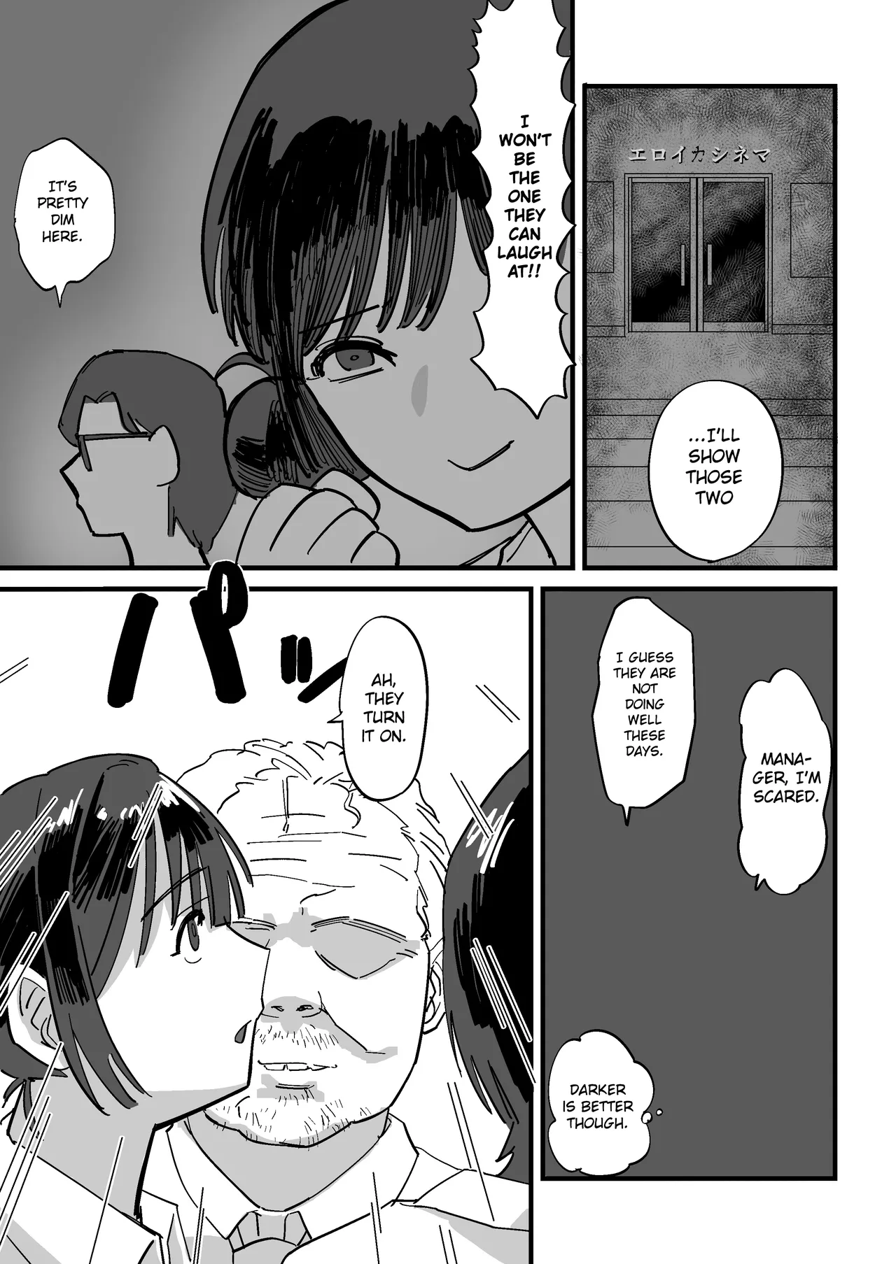 Akogare no Senpai to Tanoshii Eigakan Date no hazu ga... Shiranai Oji-san tachi ni Mawasareru page 8 full