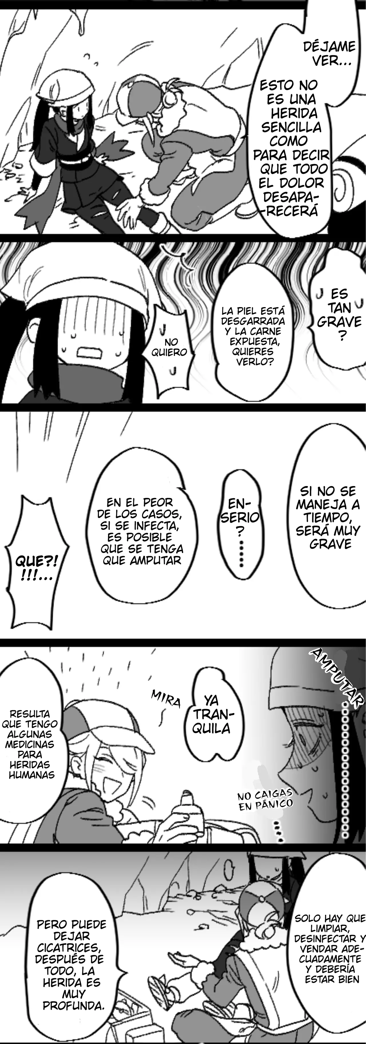 Comics cortos Volokari- Pokemon LEGENDS Arceus- Volo x Akari  1 page 4 full