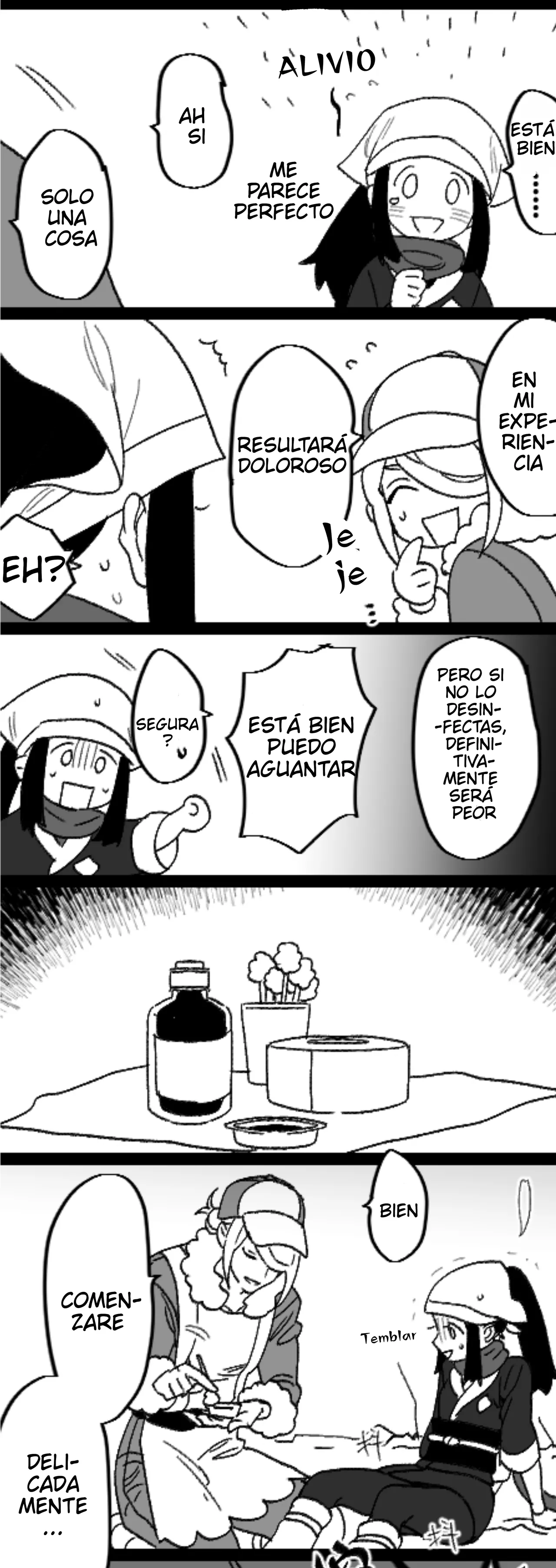 Comics cortos Volokari- Pokemon LEGENDS Arceus- Volo x Akari  1 page 5 full