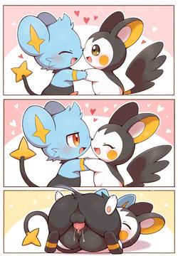 Shinx mating with emolga 1