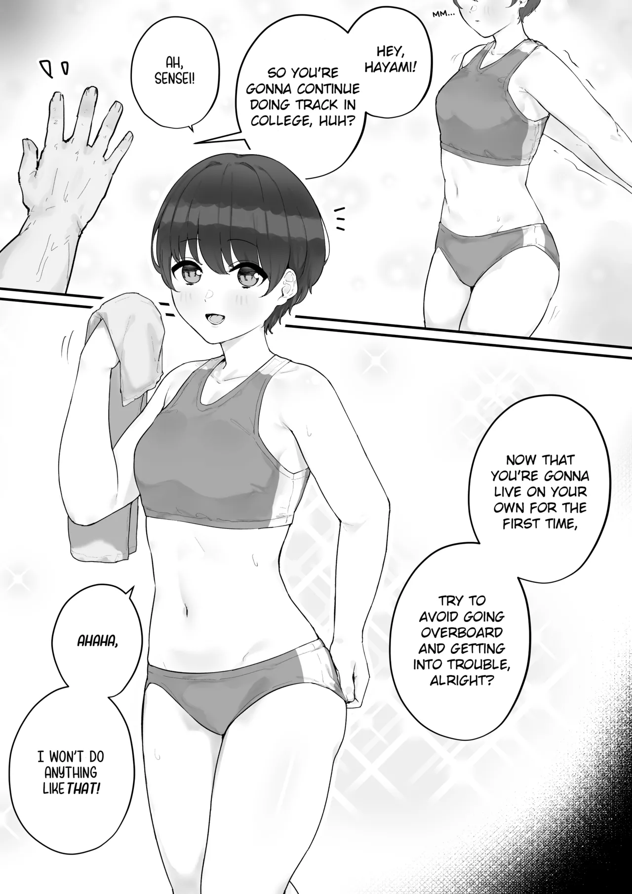 Track Team Girl page 1 full