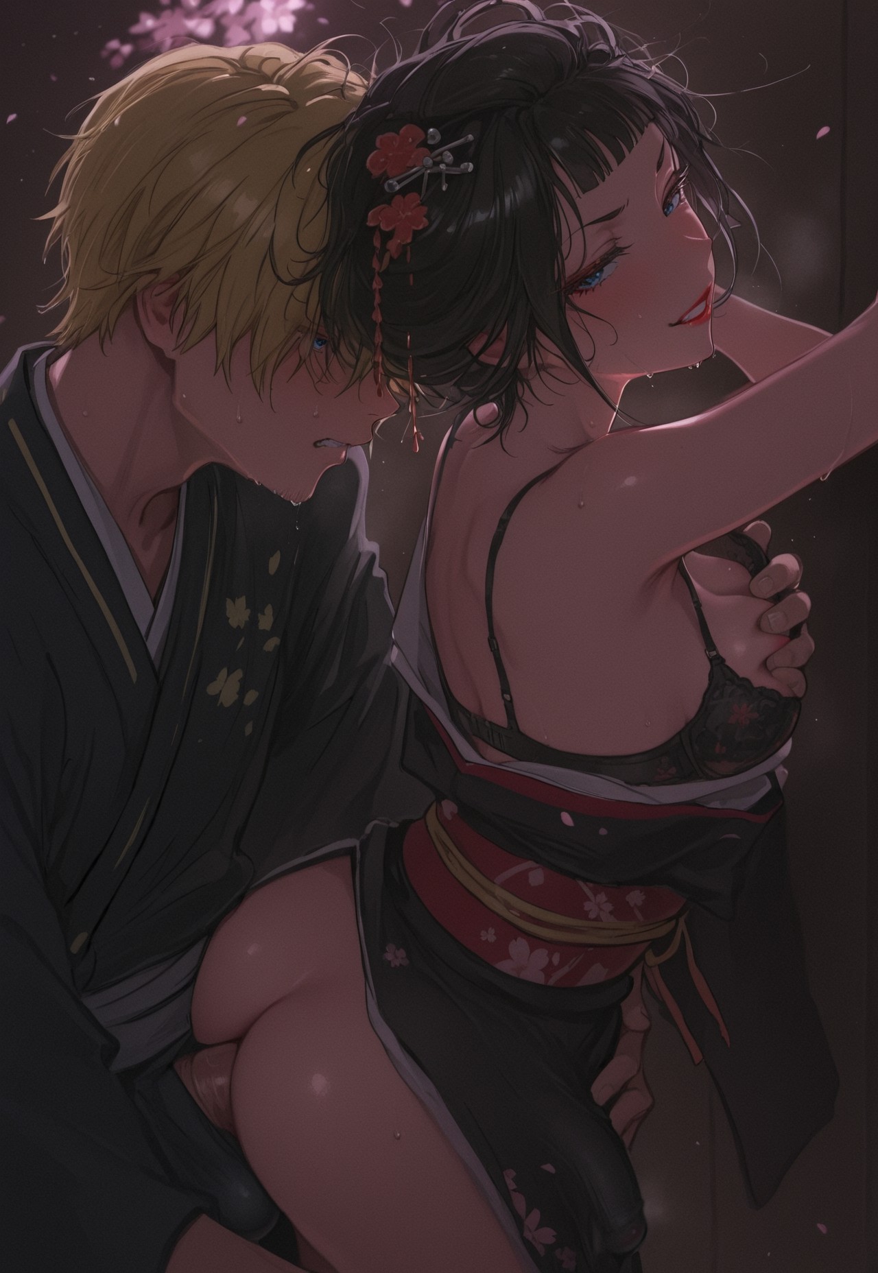 KIMONO ASS GRIND – MESSY HAIR SWEAT DROP page 10 full
