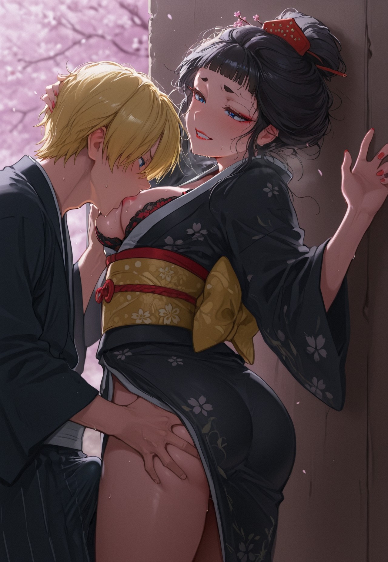 KIMONO ASS GRIND – MESSY HAIR SWEAT DROP page 8 full