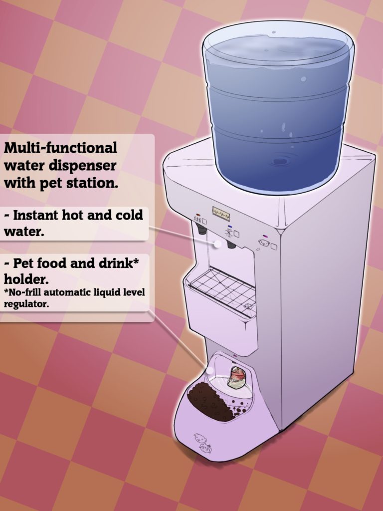 nimbletail Concealed: Water dispenser and pet station combo page 3 full