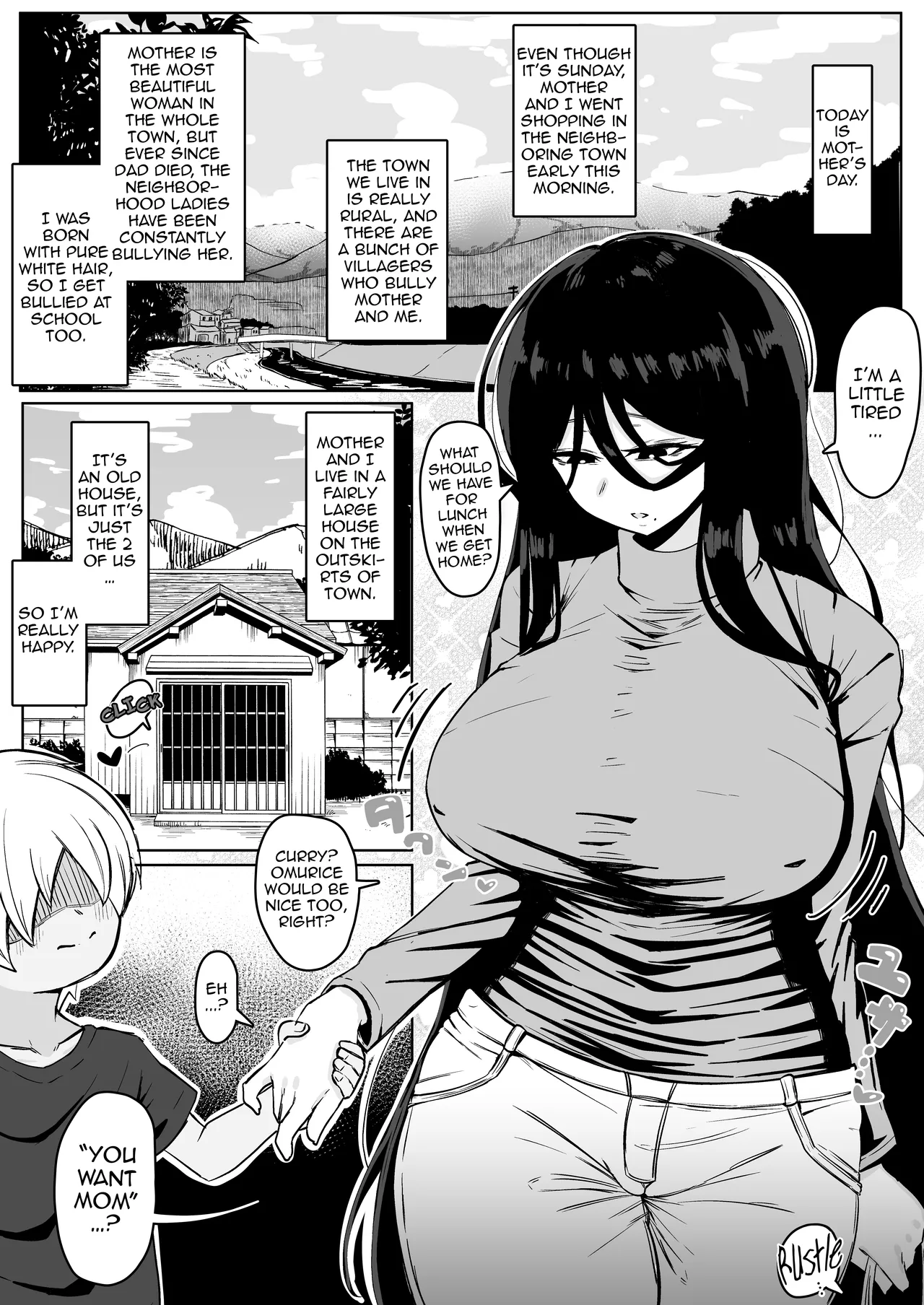 Inaka de! Boshi Kōbi | In the Countryside! Mother-Son Mating page 3 full
