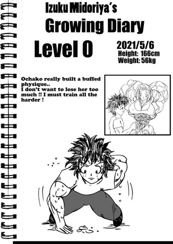 Izuku Midoriya's growing diaries cover