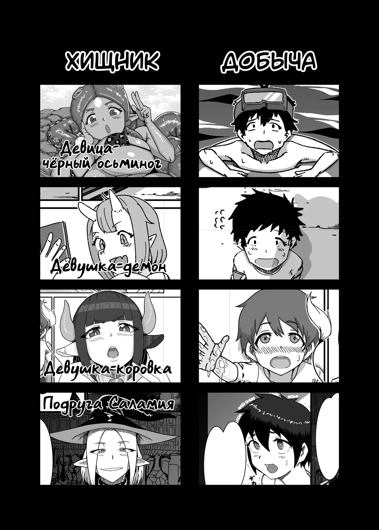 A collection of short stories about big-boobed older sisters swallowing whole | Сборник коротких историй о большегрудых сестрицах, проглатывающих целиком page 4 full