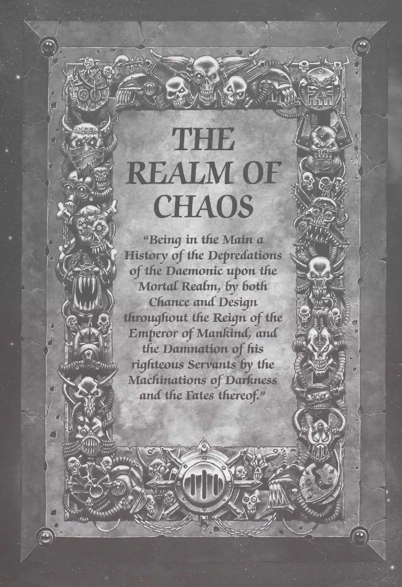 Warhammer 40K - Codex - Chaos 2nd Edition. page 8 full