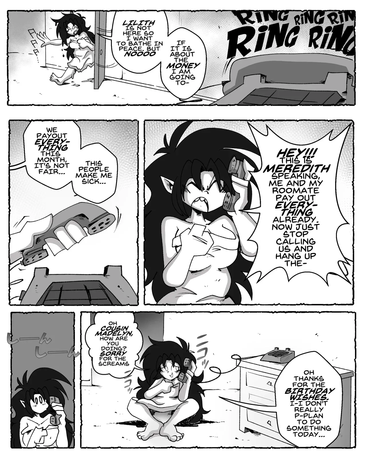 Meredith and Lilith 2: Shower Conundrum page 2 full