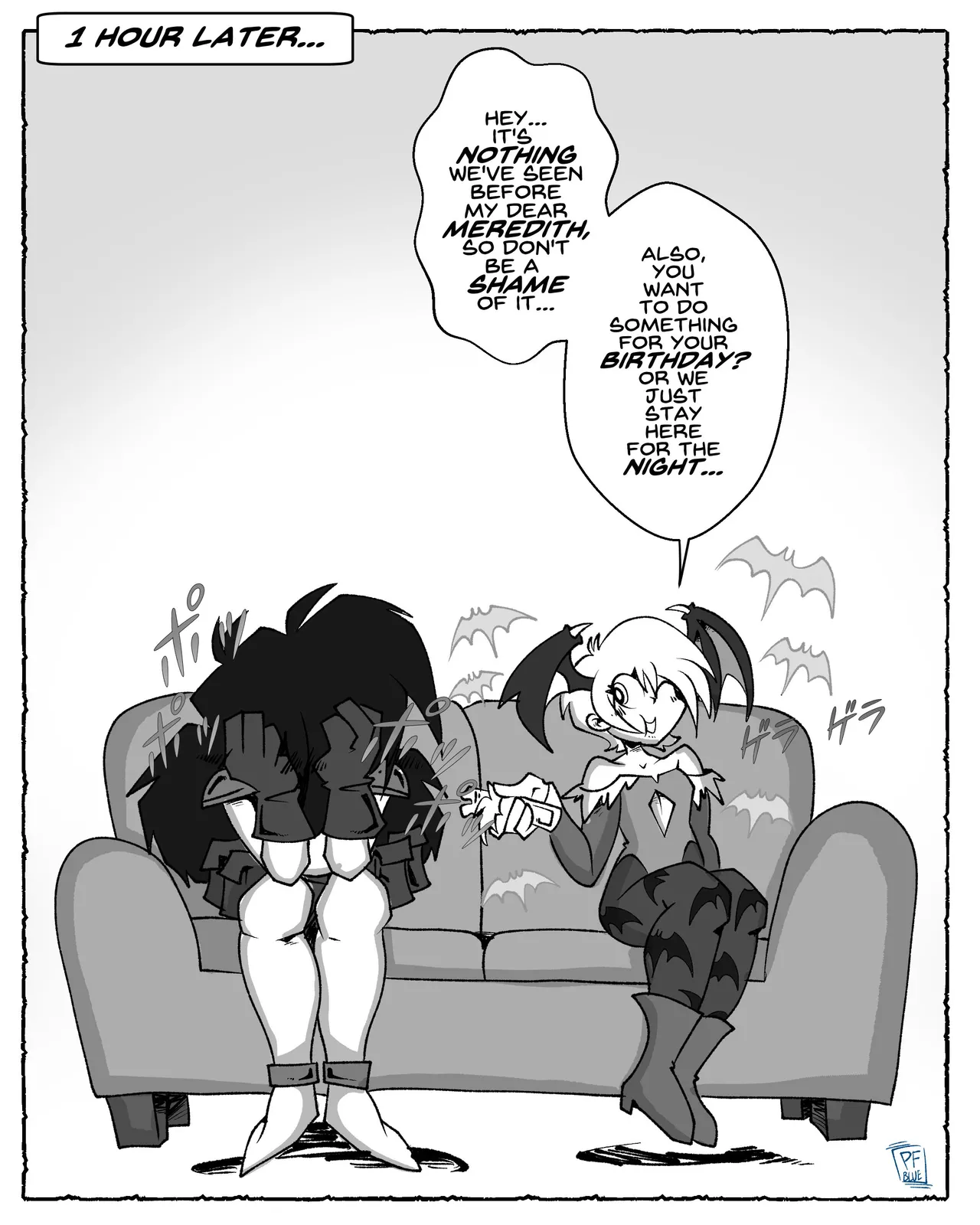 Meredith and Lilith 2: Shower Conundrum page 4 full