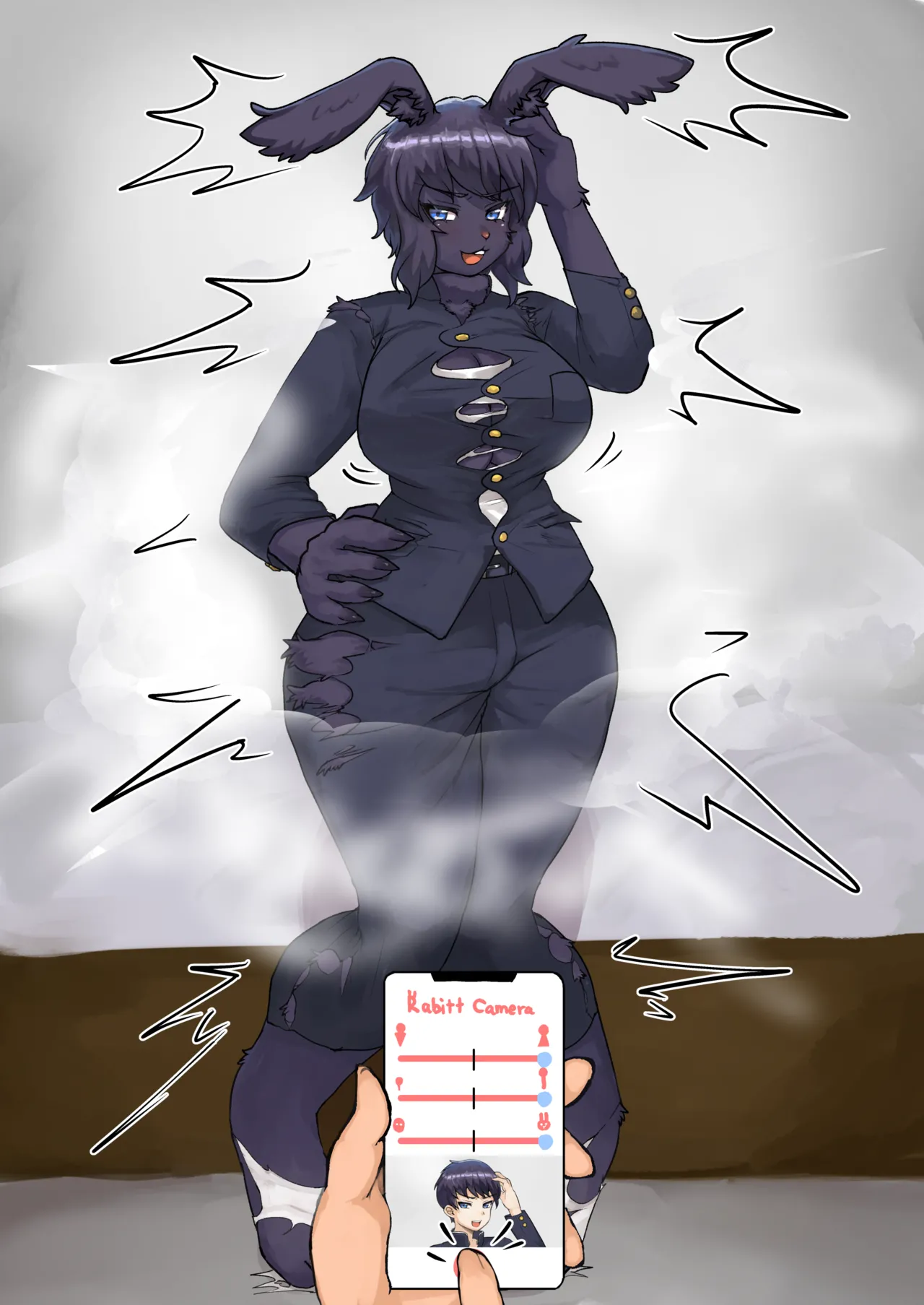 My Friend Turned into a Rabbit Kemono with an App page 3 full