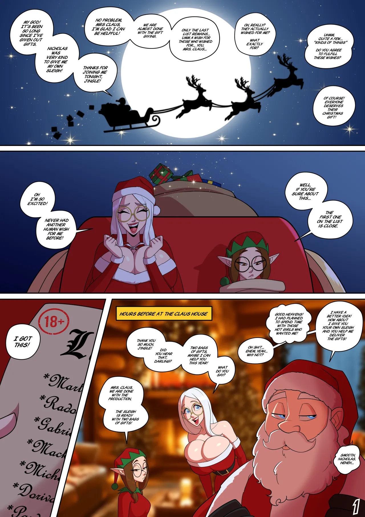 Mrs. Claus in: White Christmas! page 1 full