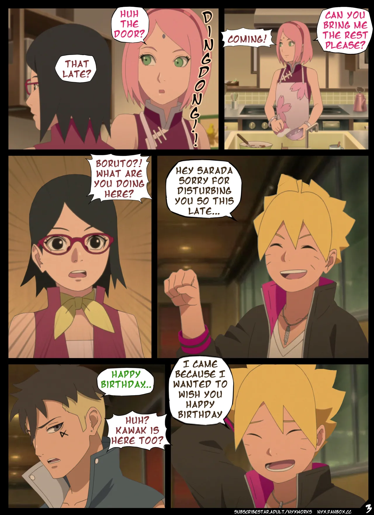 The Forgotten Birthday page 4 full