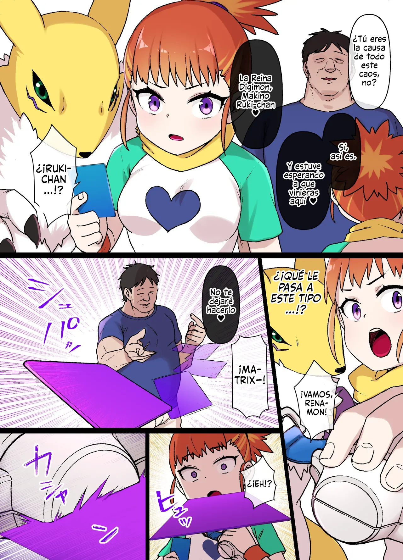 Digimon Sennou Makino Ruki &amp; Renamon page 1 full