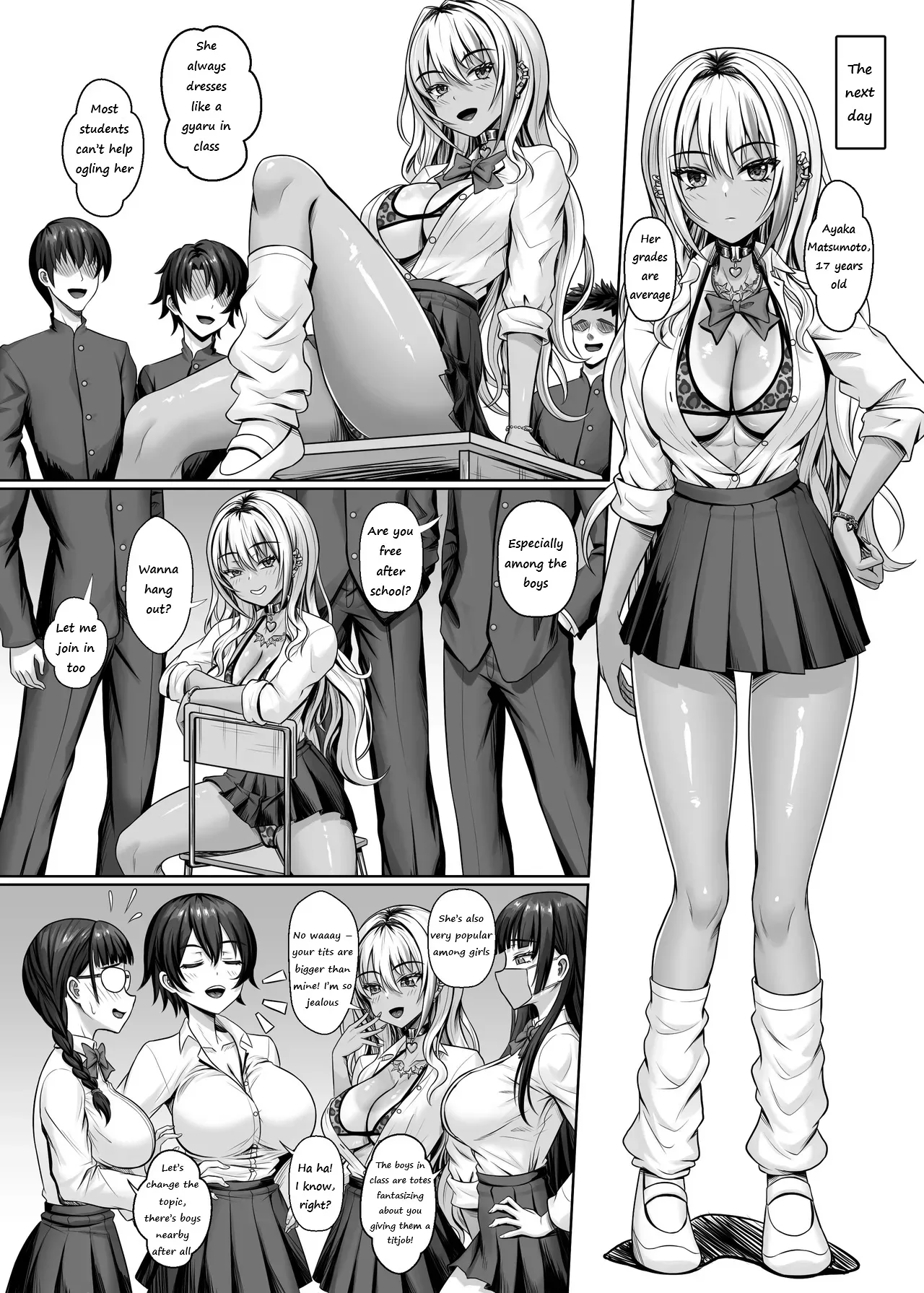 Class no Kuro Gal to Pakopako | Fucking With the Class’s Dark-Skinned Gyaru page 7 full
