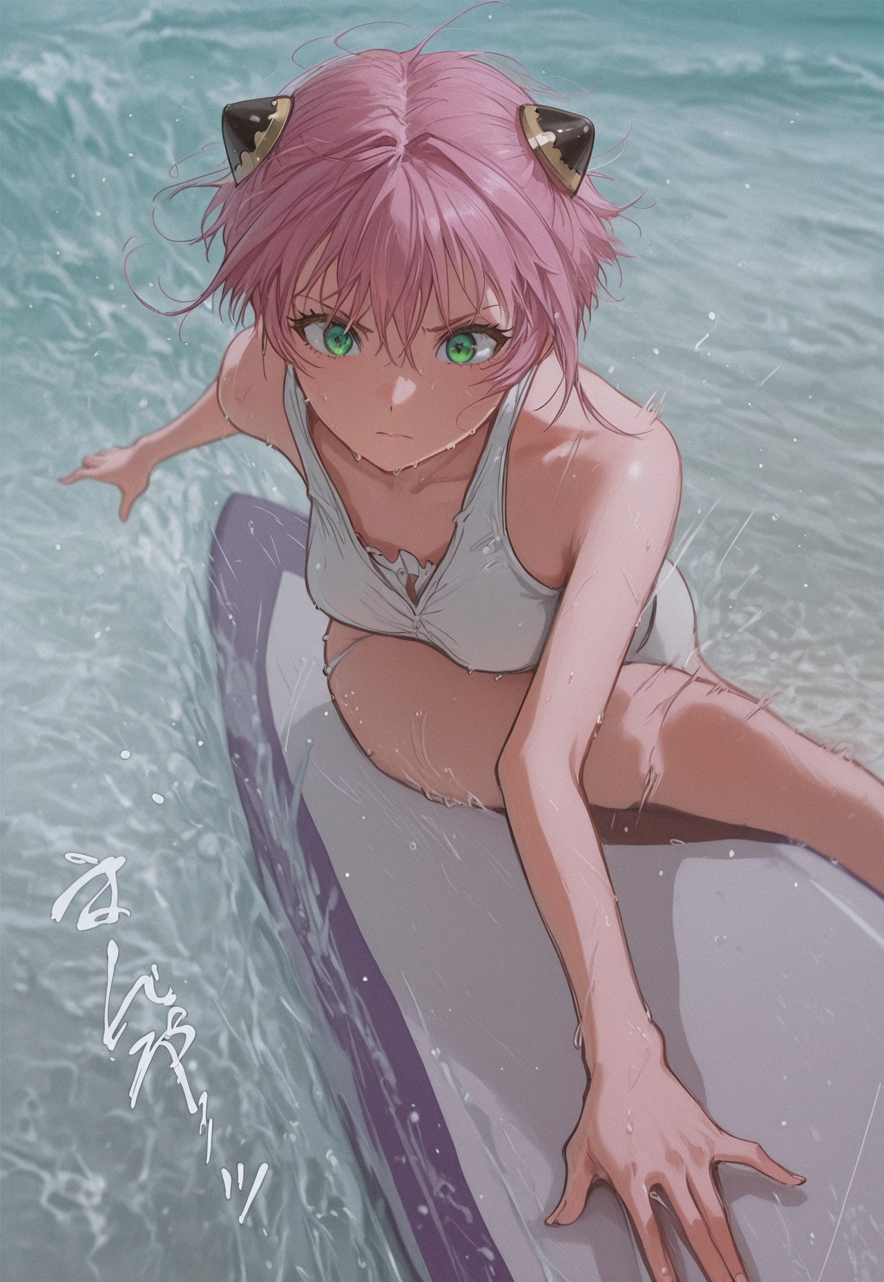 SURFBOARD CALM- PINK HAIR RIDE page 6 full