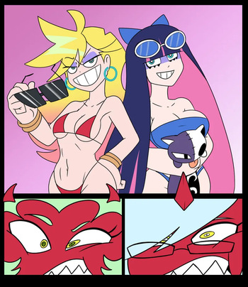 Double Feature - Panty &amp; Stocking + Scanty &amp; Kneesocks cover