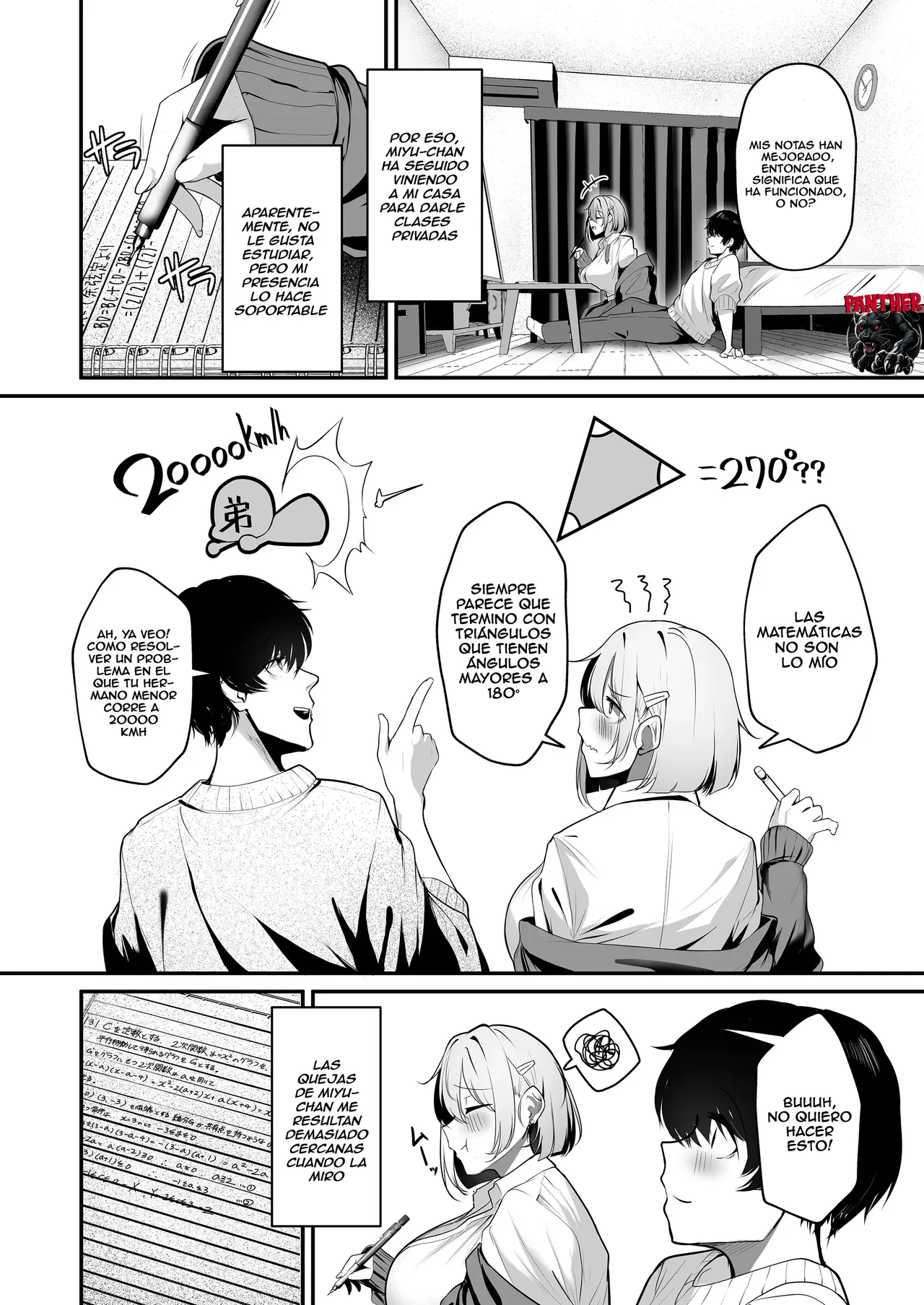 Ooya no Musume no Kyonyuu Gal ni Benkyou Oshietara Ecchi Shite Kureta Hanashi | La Hija Gyaru de Grandes Tetas del Casero ¡Me Deja Tener Sexo a Cambio de Lecciones Privadas! page 6 full