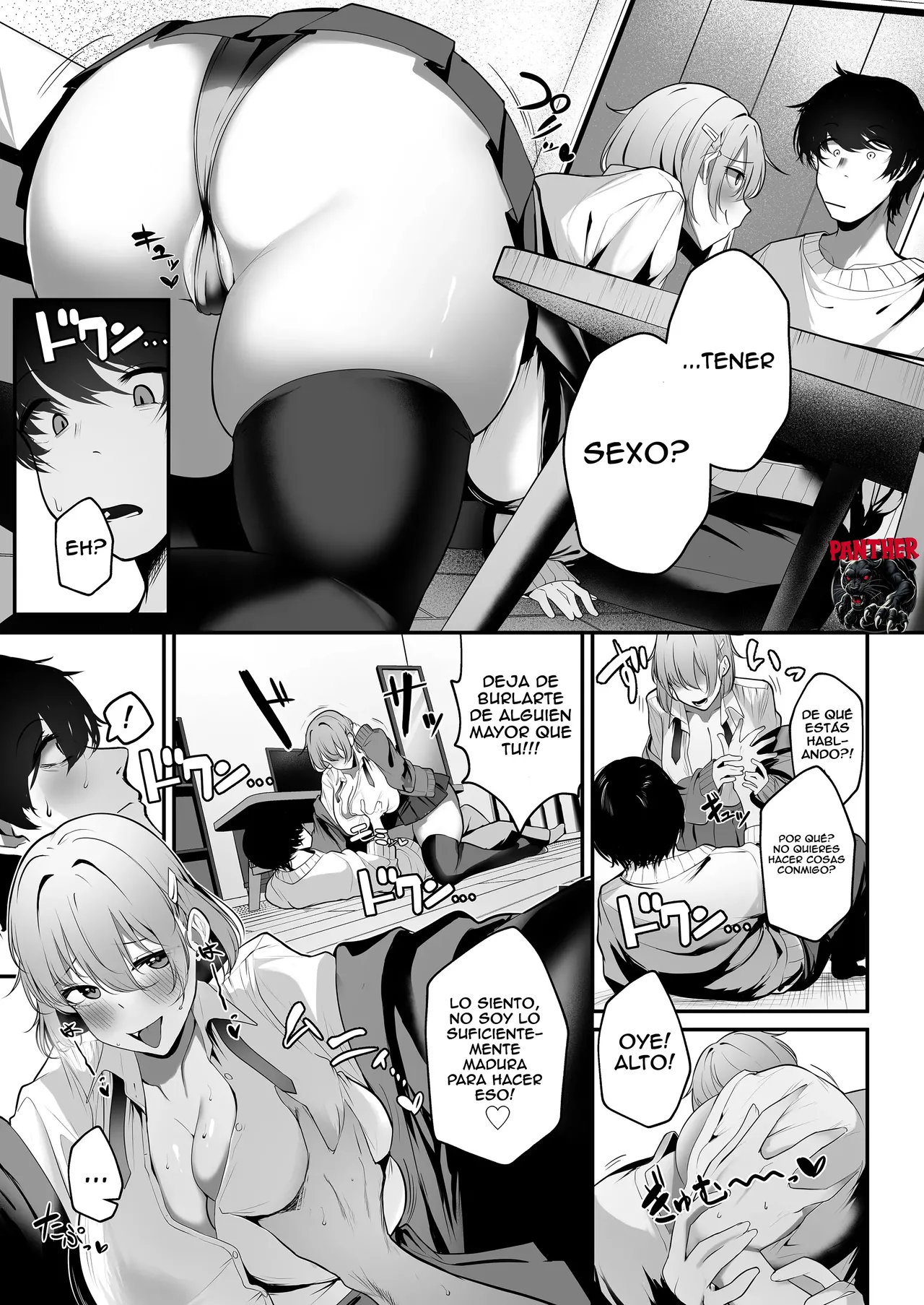 Ooya no Musume no Kyonyuu Gal ni Benkyou Oshietara Ecchi Shite Kureta Hanashi | La Hija Gyaru de Grandes Tetas del Casero ¡Me Deja Tener Sexo a Cambio de Lecciones Privadas! page 9 full
