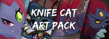 Knife Cat Art Pack cover