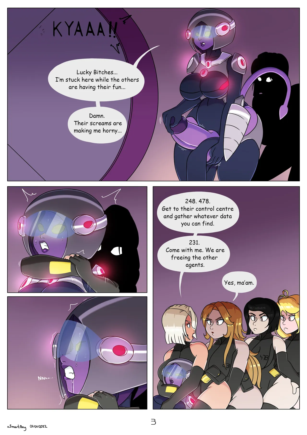 Lesbialien War: Mindswitch page 4 full