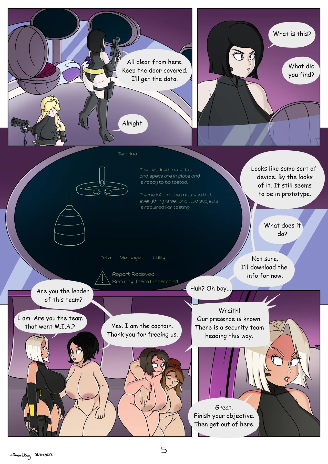 Lesbialien War: Mindswitch page 6 full
