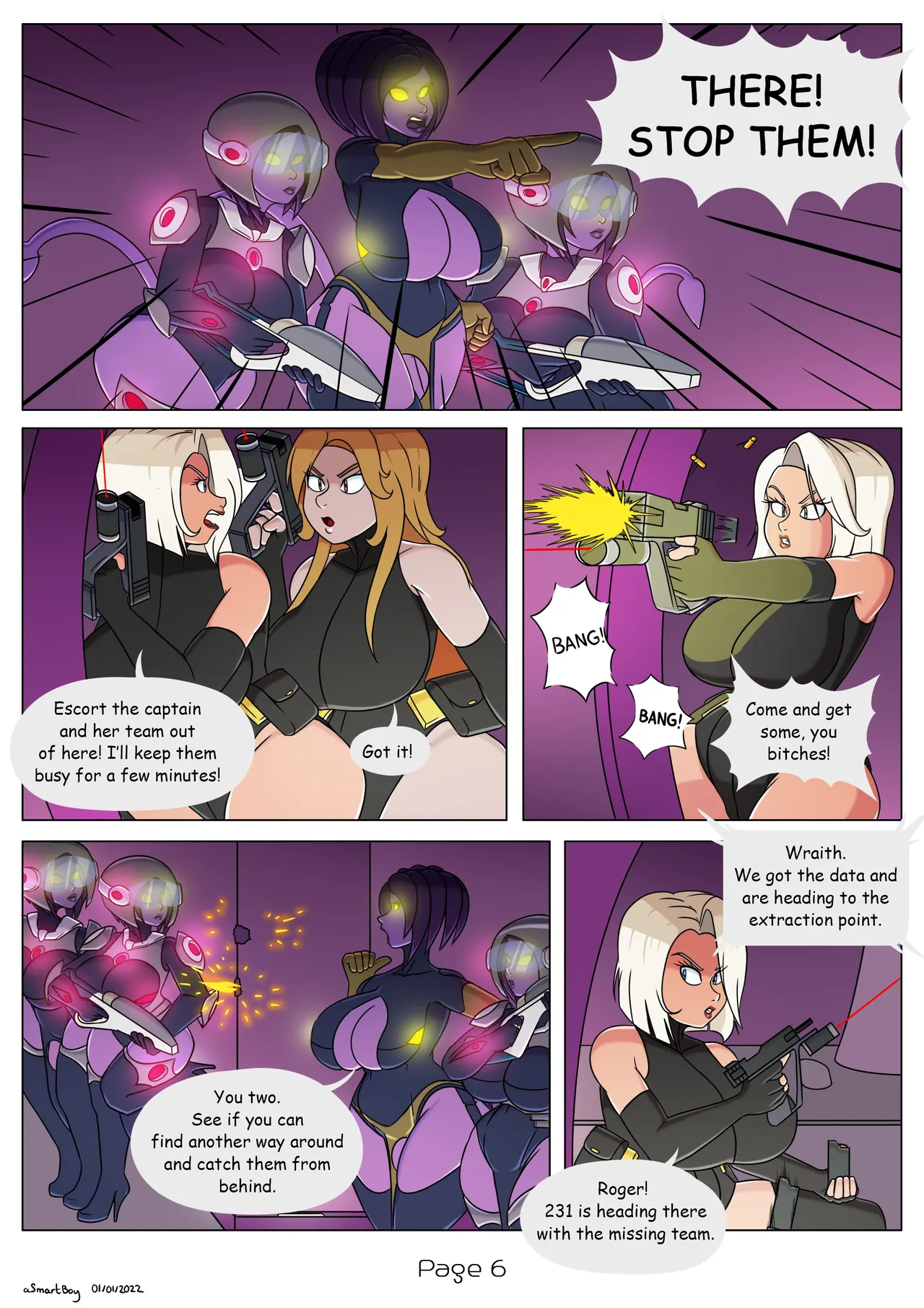 Lesbialien War: Mindswitch page 7 full