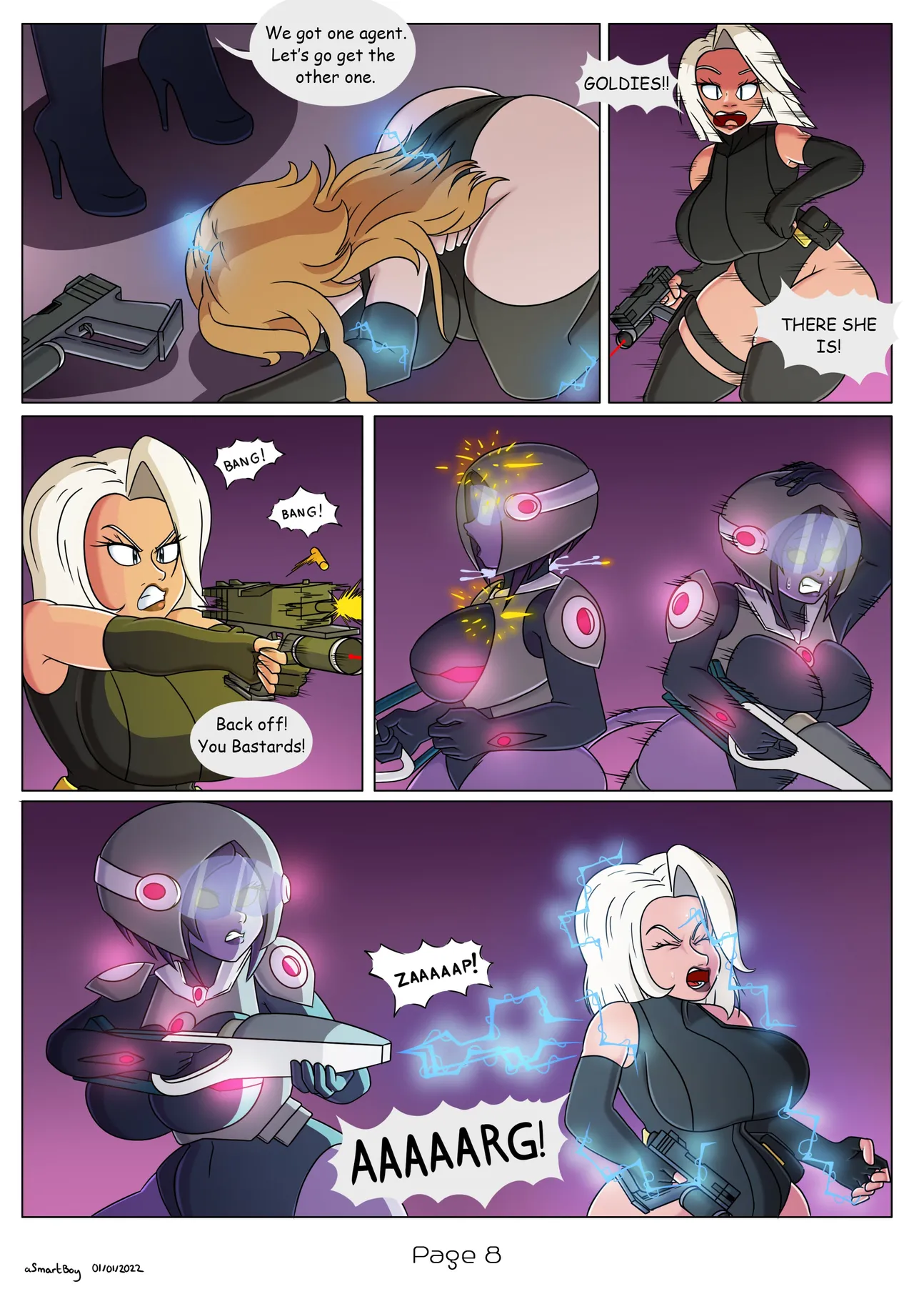 Lesbialien War: Mindswitch page 9 full