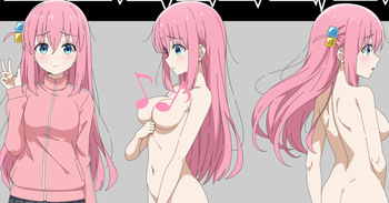 後藤ひとりの設定画っぽいの cover