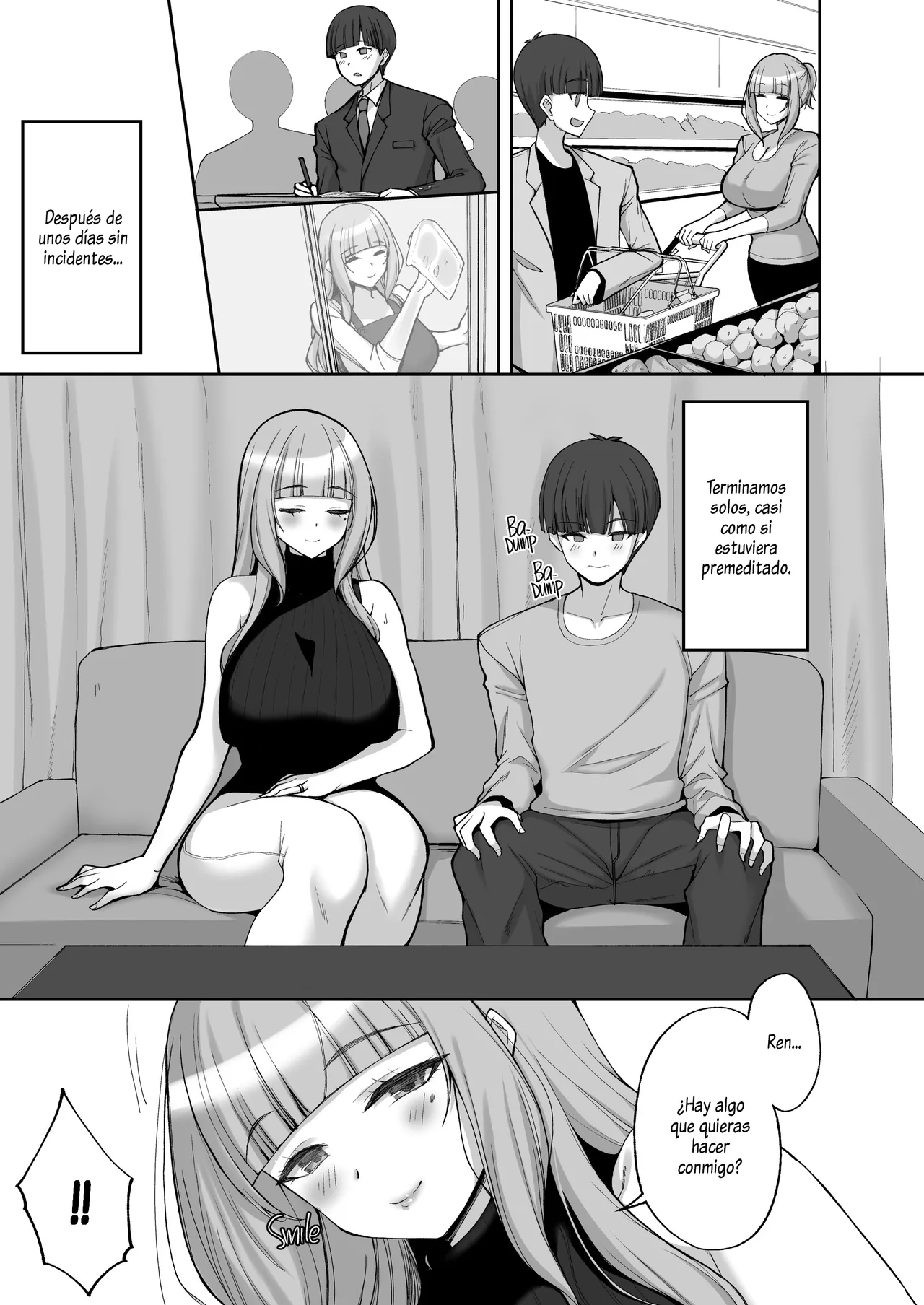 Hatsukoi no Bakunyuu Tomo Mama ga Yasashiku Sei no Tehodoki o Shitekureru Hanashi｜La Mamá Pechugona de mi Amigo, Quien es mi Primer Amor, me Guia Amablemente en lo Sexual page 8 full