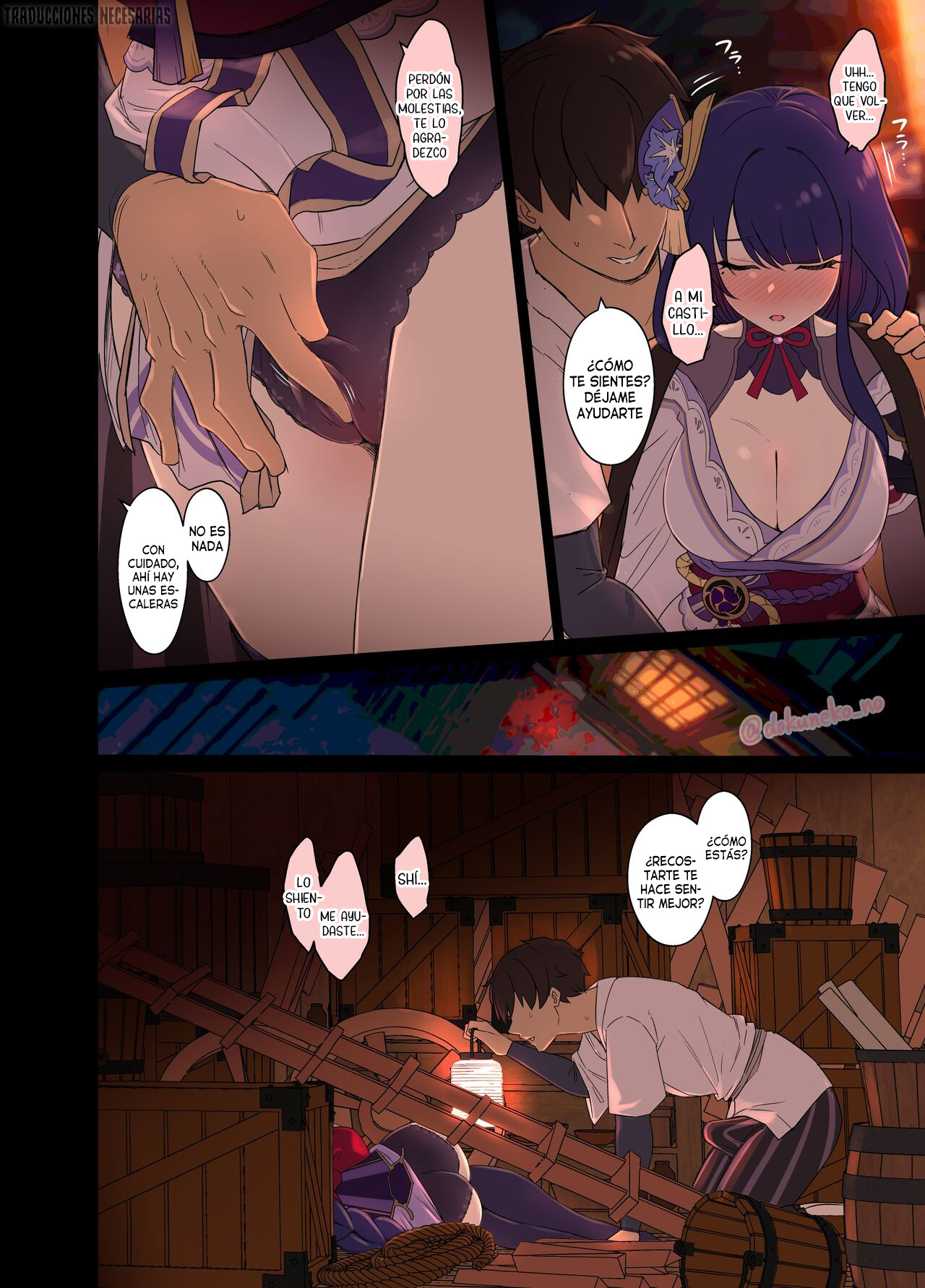 Deisui shita Raiden Ei ni Warui Koto o Suru Hanashi - Haciéndole cosas malas a la Shogun Raiden estando borracha page 7 full