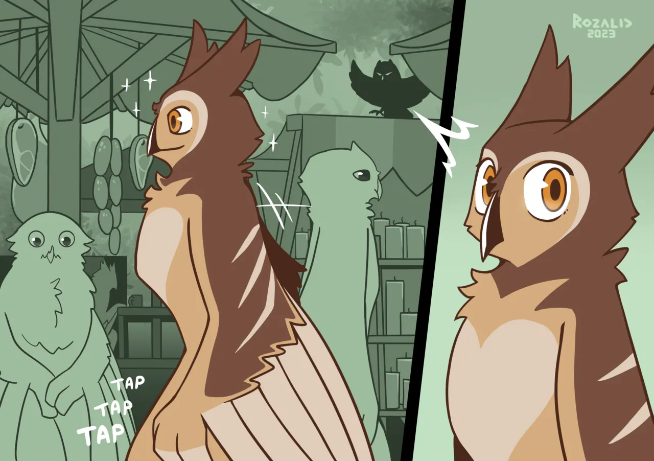 Kinky Owls: Bondage page 1 full