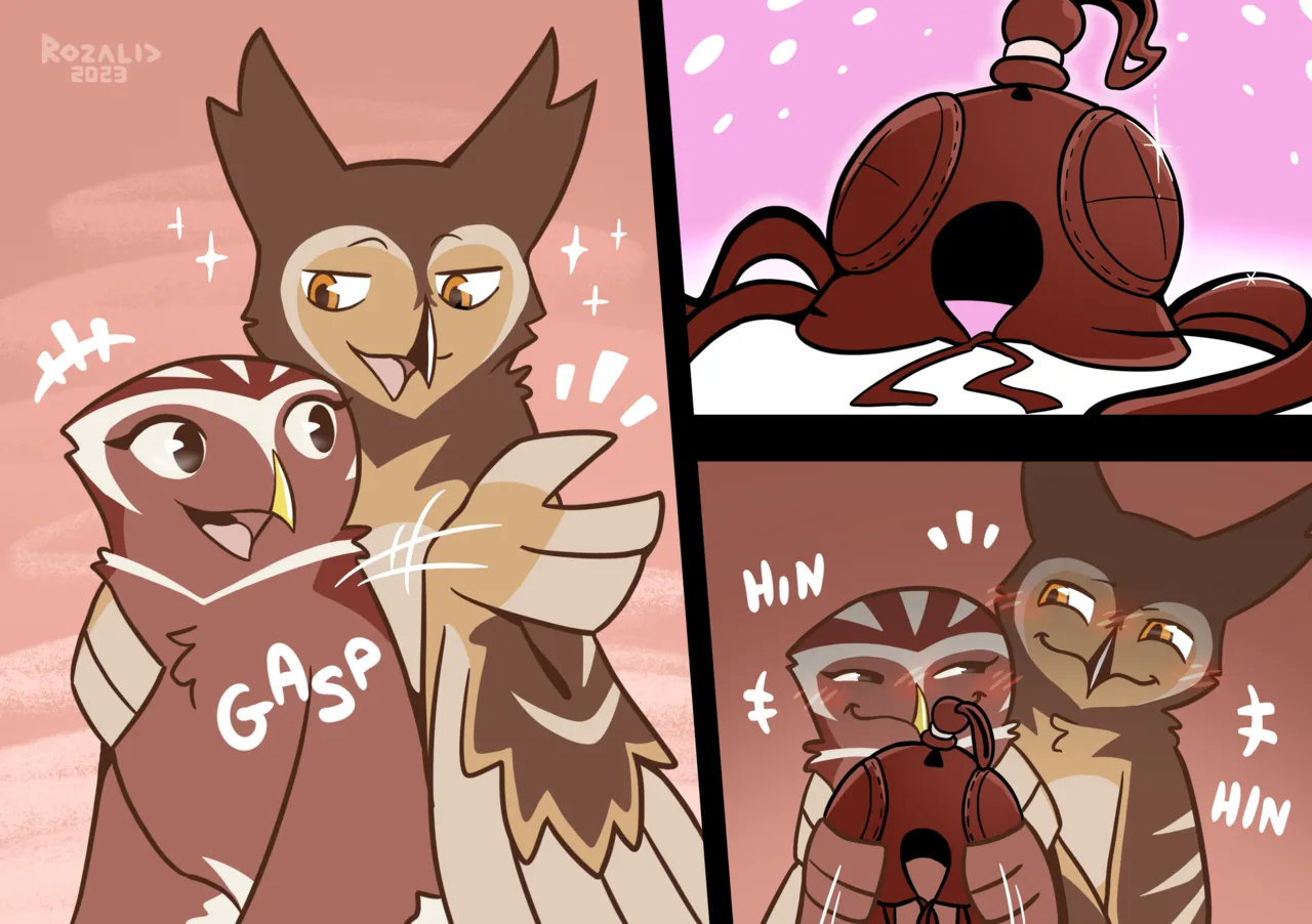 Kinky Owls: Bondage page 5 full