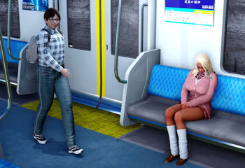 In the subway cover