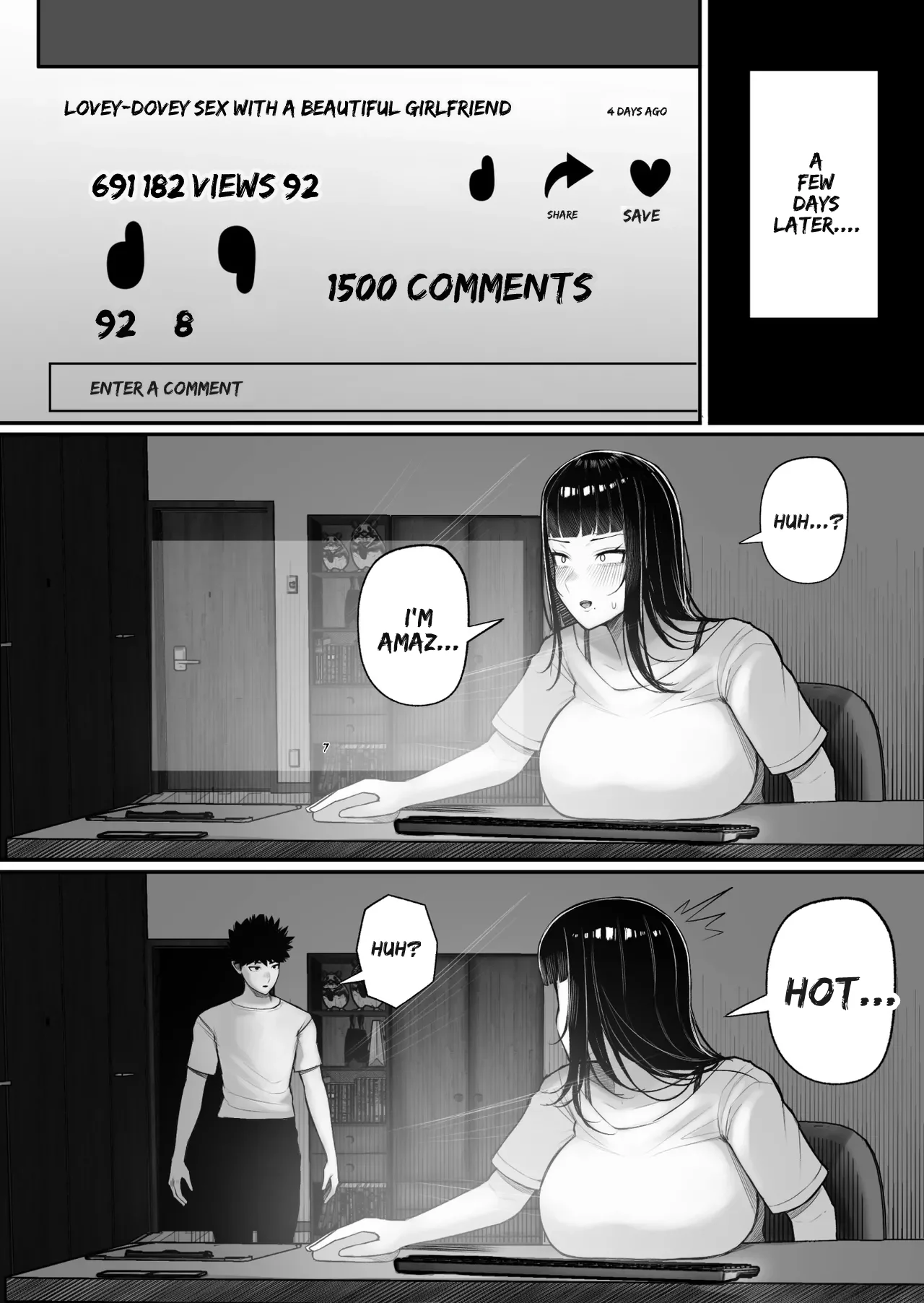 Baka Kanojo ga Hamedori Hamatte Baka-Sex wo Toukou Suru Hanashi page 7 full