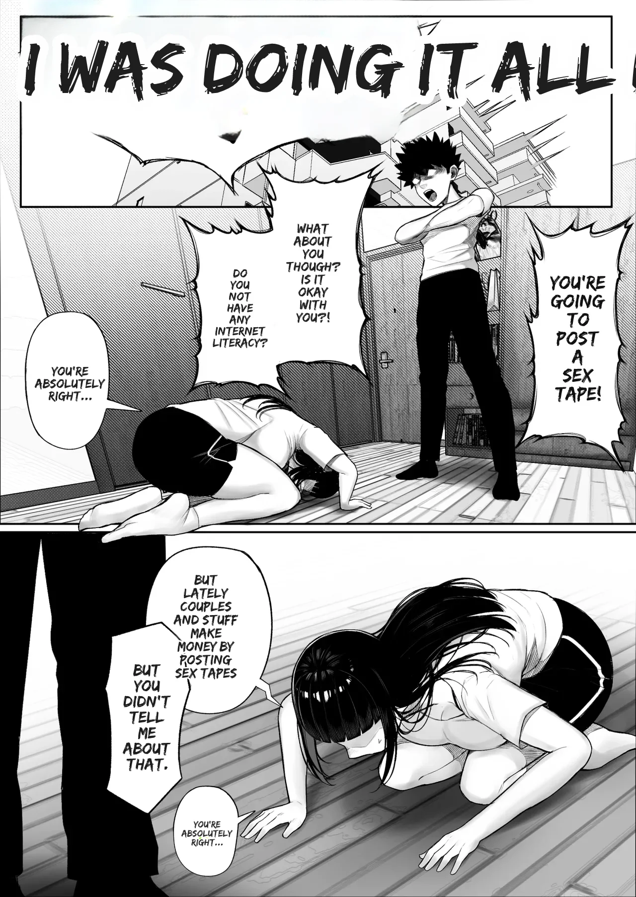 Baka Kanojo ga Hamedori Hamatte Baka-Sex wo Toukou Suru Hanashi page 9 full