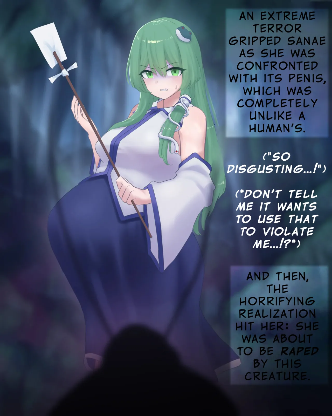 The Shrine Maiden Sacrifices Her Child to a Cockroach Demon, All for The Sake of Birthing a Monstrous Hybrid page 10 full