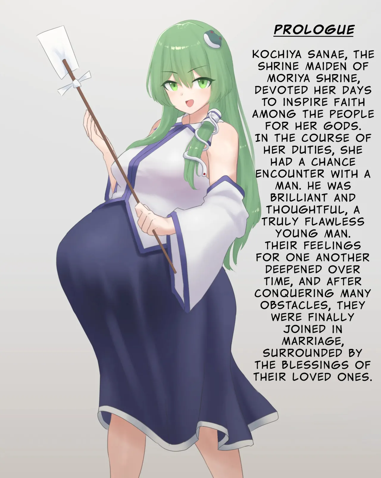 The Shrine Maiden Sacrifices Her Child to a Cockroach Demon, All for The Sake of Birthing a Monstrous Hybrid page 2 full