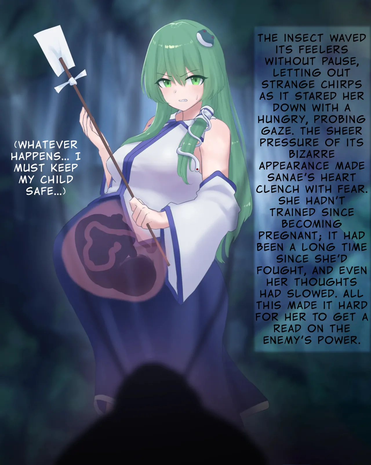 The Shrine Maiden Sacrifices Her Child to a Cockroach Demon, All for The Sake of Birthing a Monstrous Hybrid page 6 full