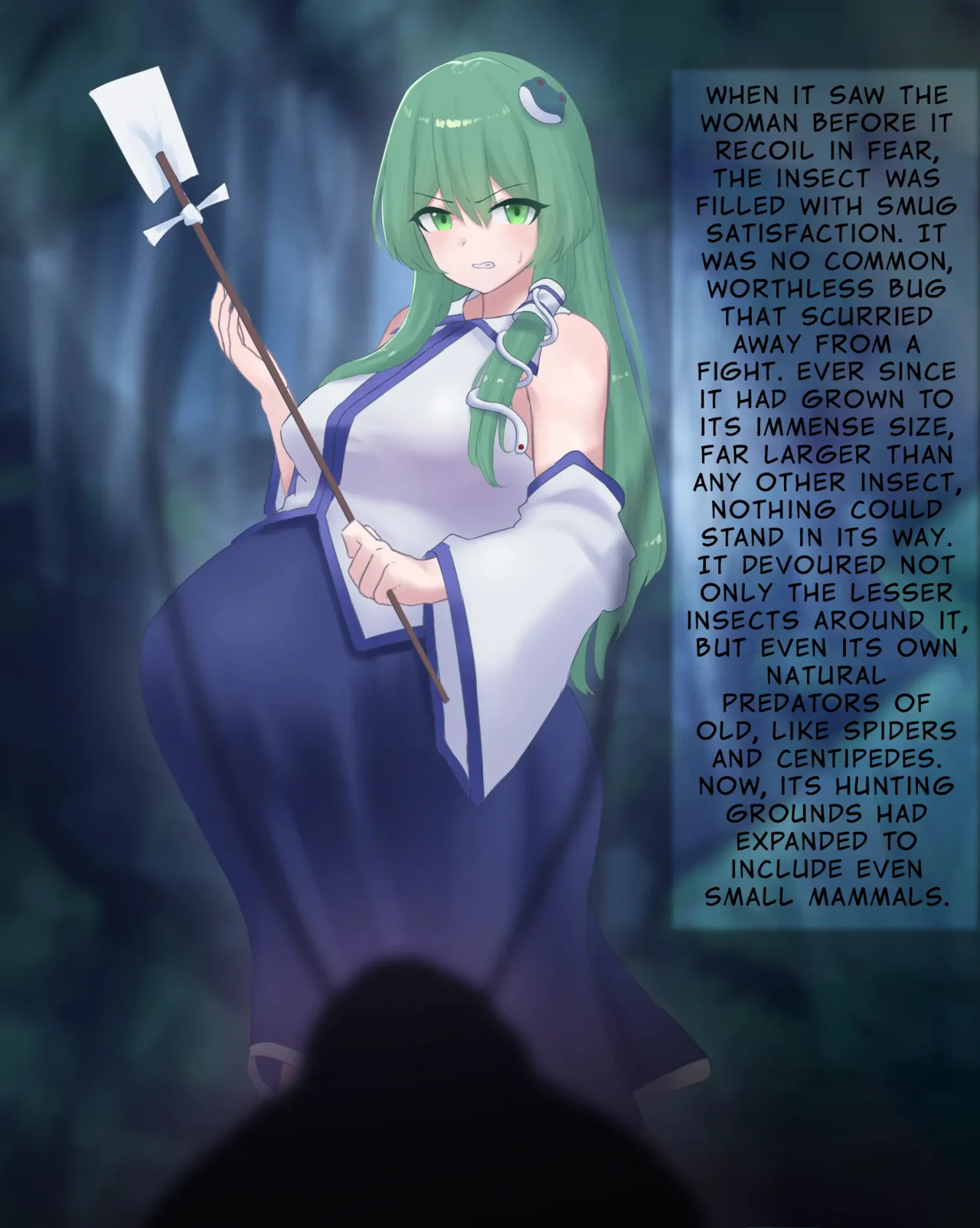 The Shrine Maiden Sacrifices Her Child to a Cockroach Demon, All for The Sake of Birthing a Monstrous Hybrid page 7 full