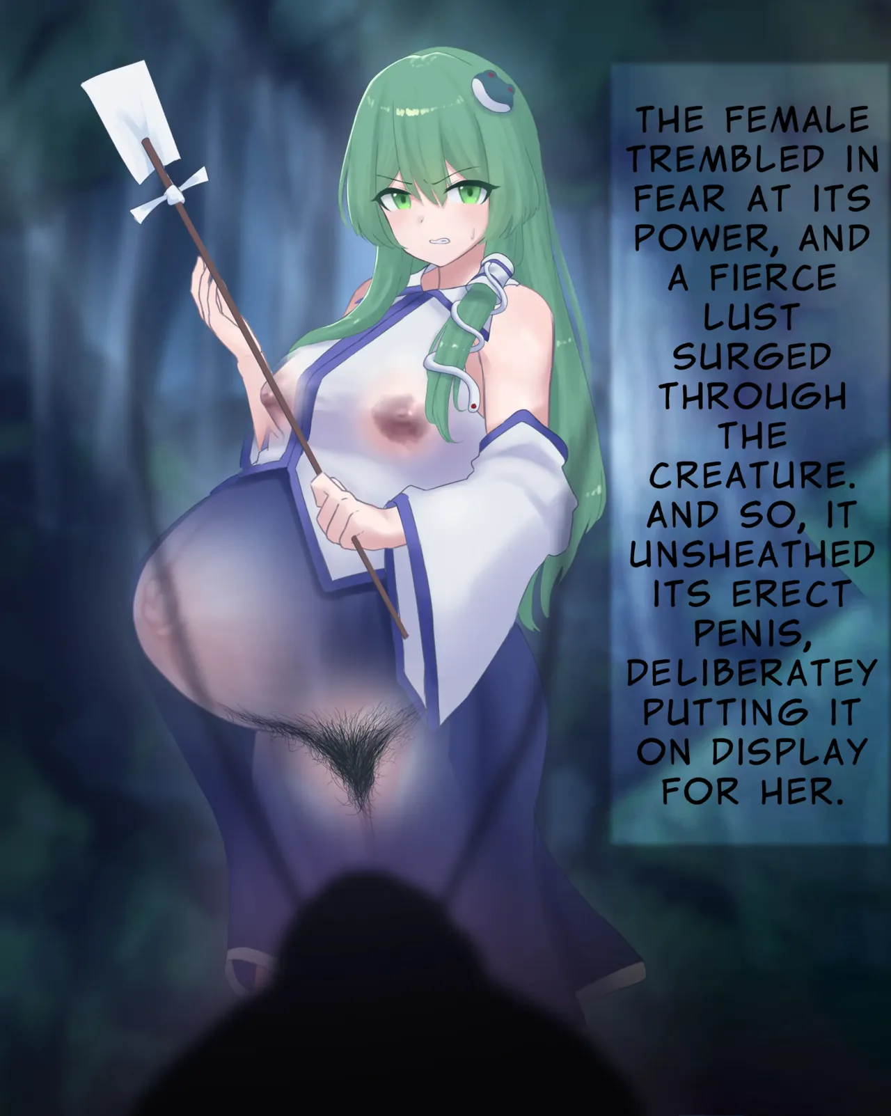 The Shrine Maiden Sacrifices Her Child to a Cockroach Demon, All for The Sake of Birthing a Monstrous Hybrid page 9 full