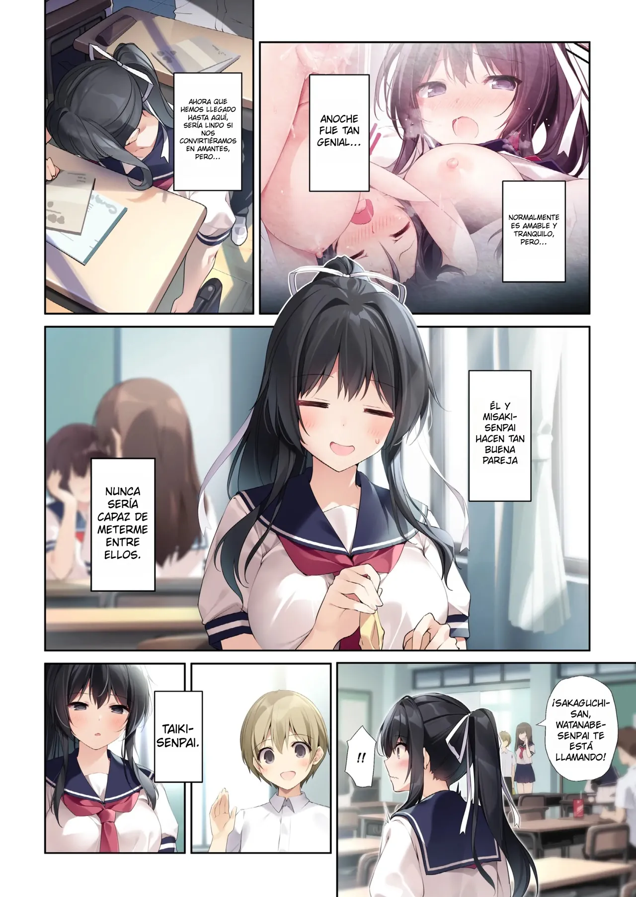 Seiso Bitch na Miko Senpai 3 -ENDLESS HAREM-｜Mi Senpai Sacerdotisa es Pura y Puta -HAREM INTERMINABLE- page 5 full