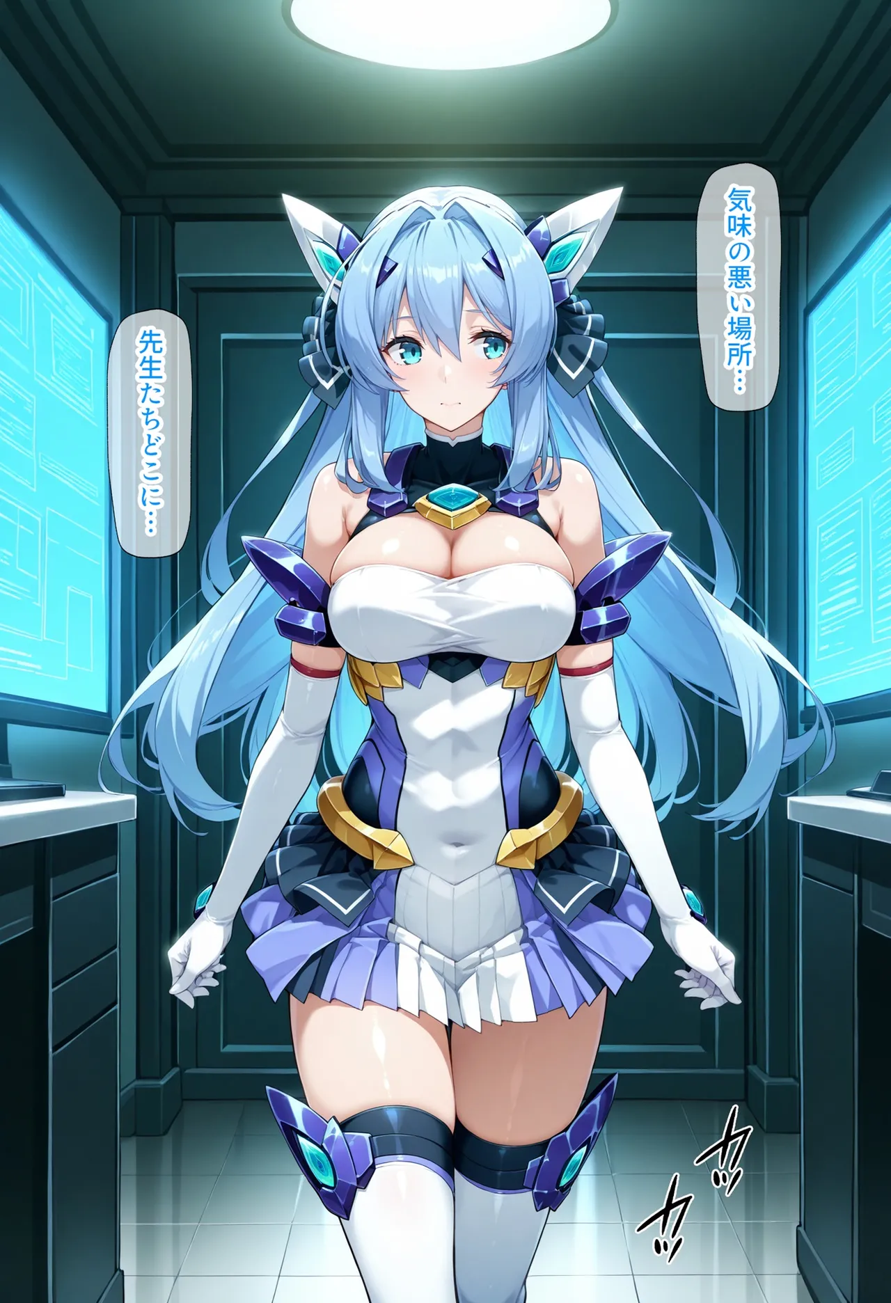 AI魔法少女  Fantasy Heroine Anal Torture Hell __ Four Beautiful Transforming Heroines Captured Chapter 3 _ Ec*tia vs Ganu*gil page 2 full