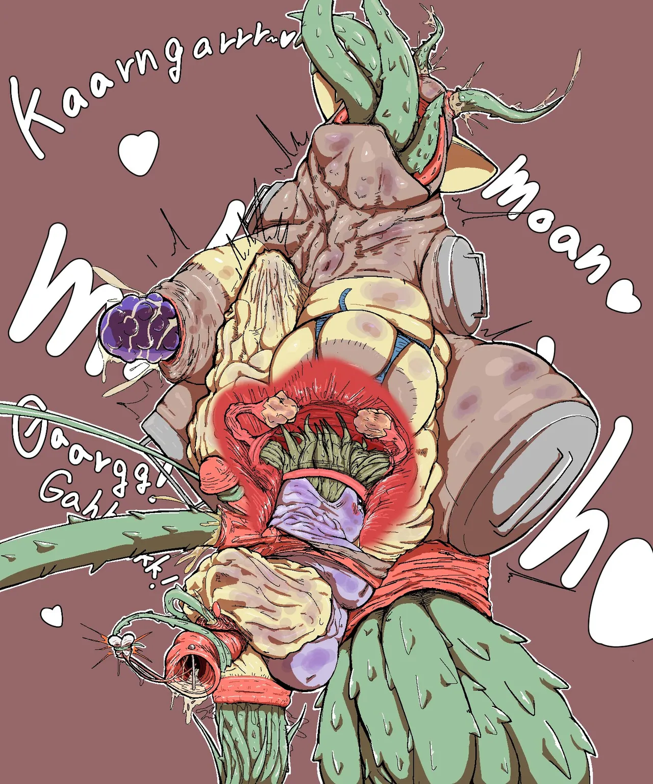 Kangaskhan Equipped with Onahole Mace page 3 full