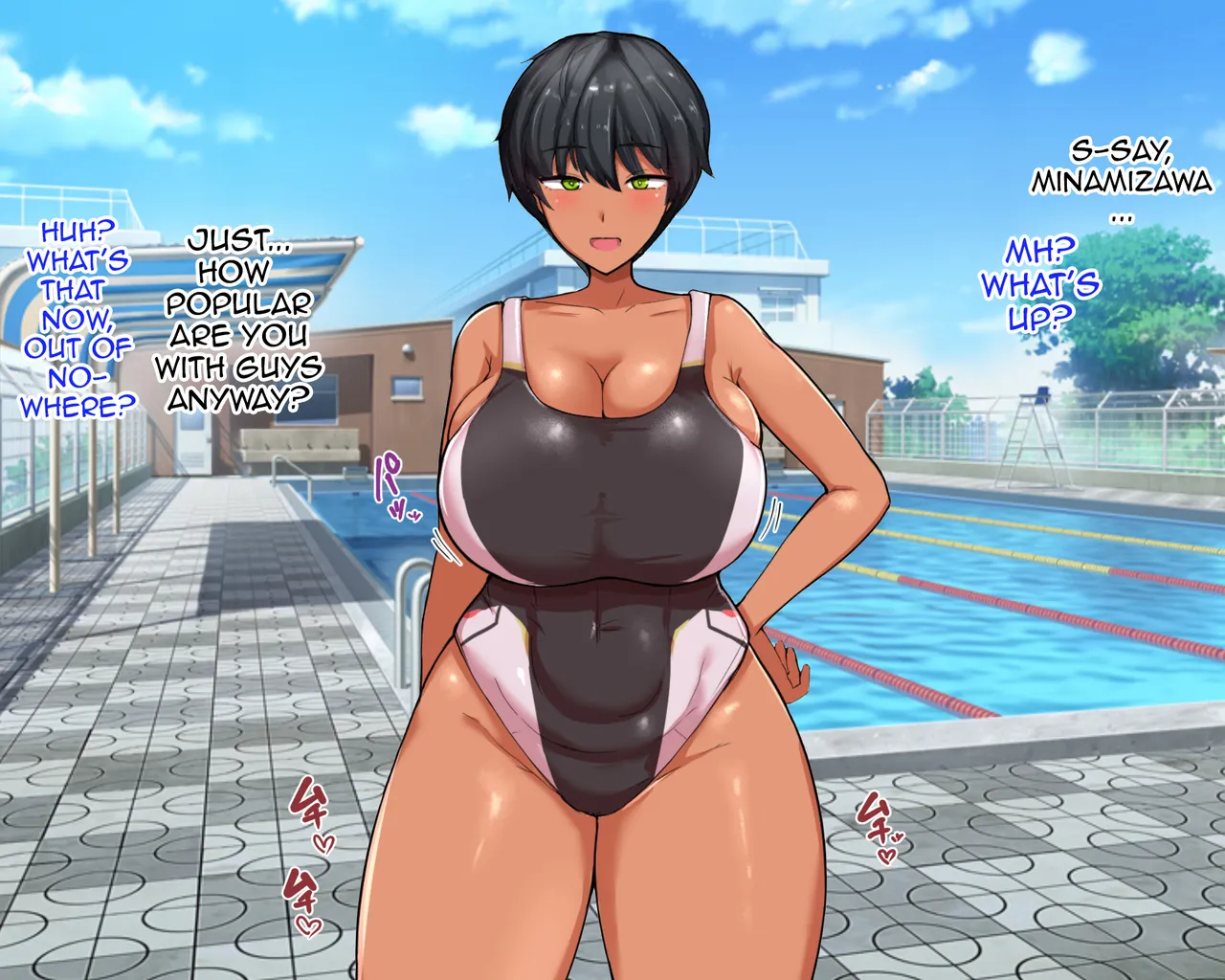 Nagachin Erozaru ga Houkago ni Bakunyuu Doukyuusei x3 to Yarimakutteit | The Long-dicked Perverted Monkey Was Fucking With The The Three Huge Boobed Classmates After Class page 10 full