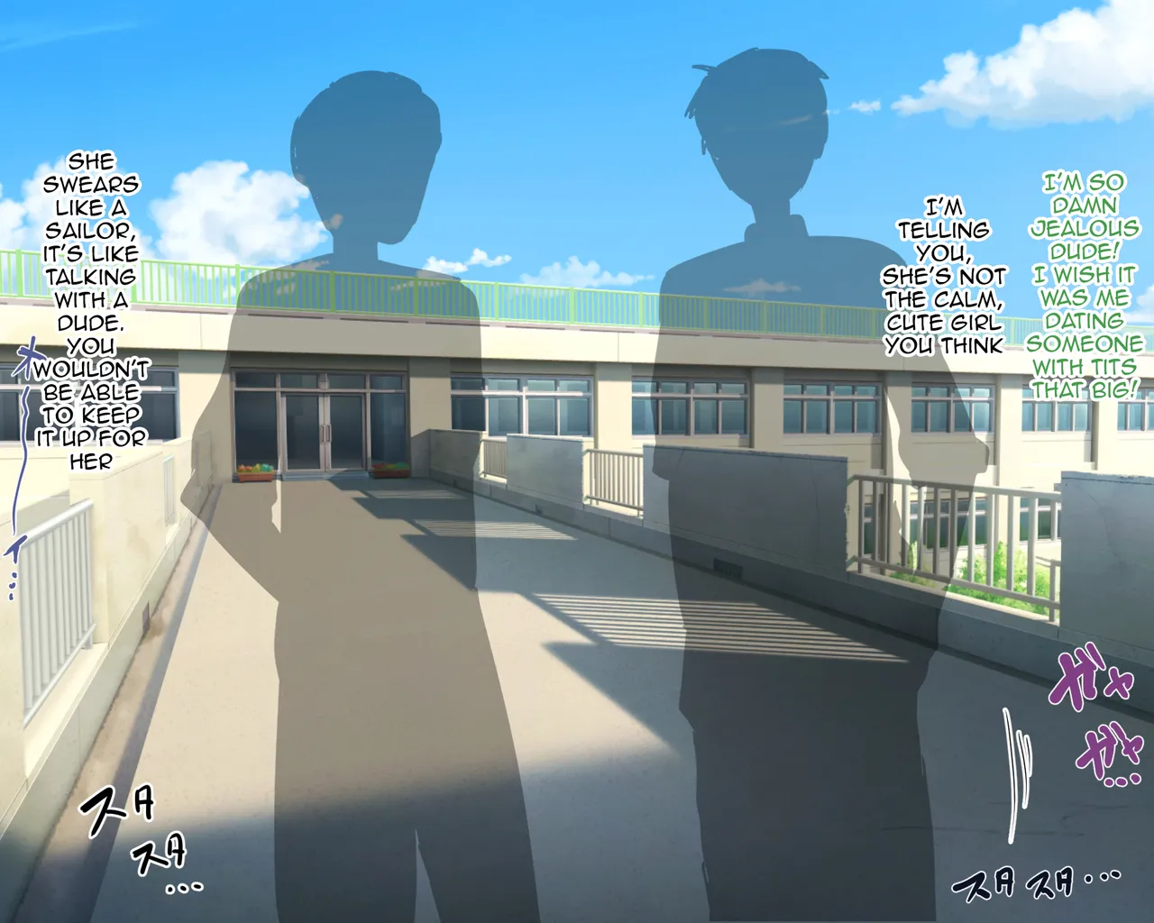 Nagachin Erozaru ga Houkago ni Bakunyuu Doukyuusei x3 to Yarimakutteit | The Long-dicked Perverted Monkey Was Fucking With The The Three Huge Boobed Classmates After Class page 4 full